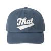 Thisisneverthat Overdyed That Applique Cap Washed Navy