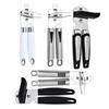 Manual Stainless Steel Can Opener, Effort-Saving, Three-in-One Multifunctional Tool for Canned Food.