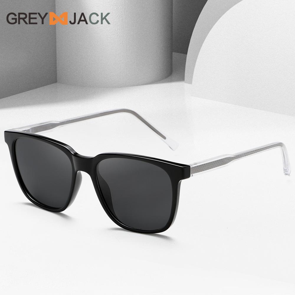 New Internet celebrity polarized sunglasses men's GM sunglasses women's UV protection TR ferrule color-changing glasses