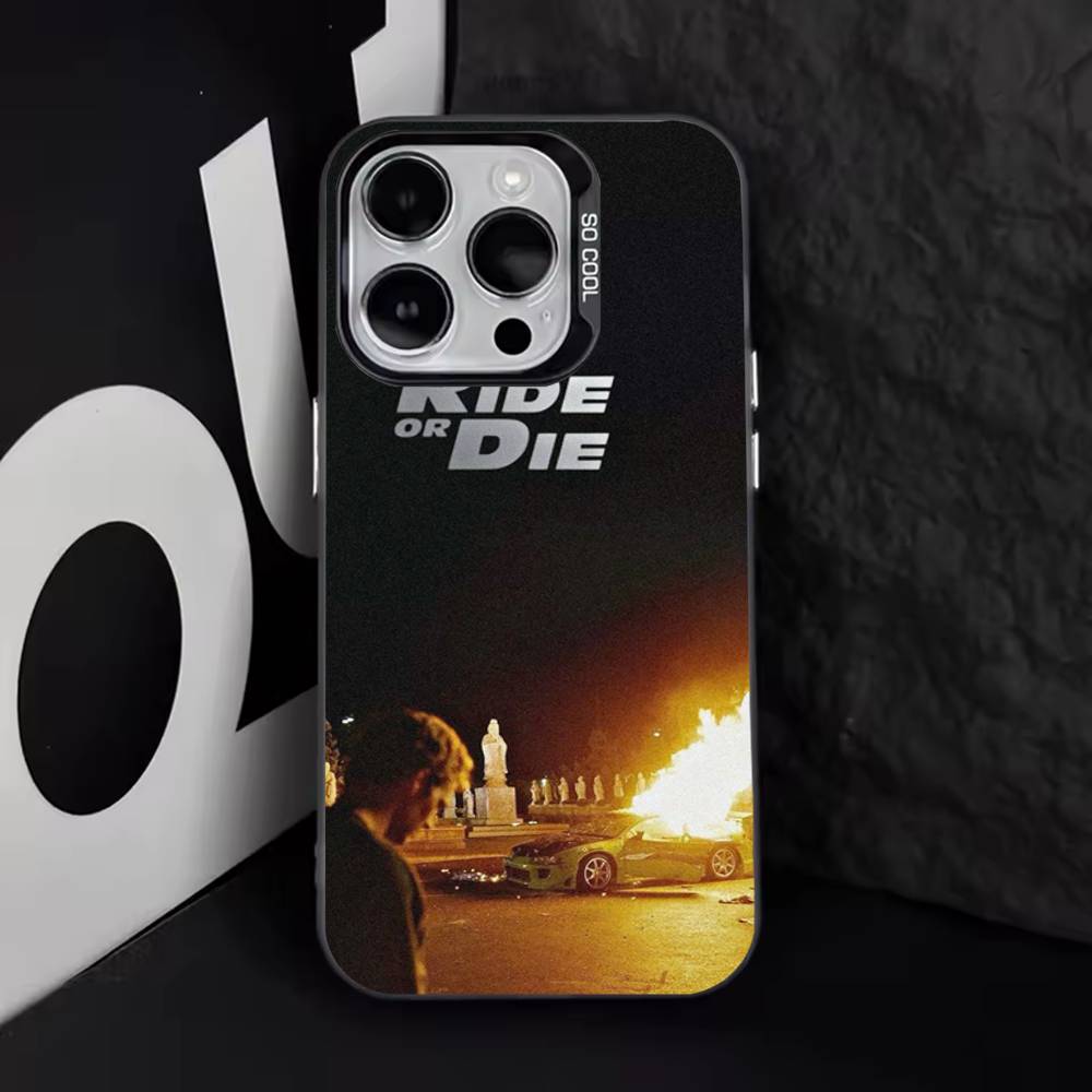 Car F-Fast F-Furious-s Phone Case For iPhone 17,16,15,14,13,12,11,Pro,Max,Plus,E,Air,Mini Black Tpu Cover