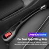CMJ1 2Pcs Car Seat Gap Filler Plug Sealing Strip Accessories For Grand Cherokee Wrangler JK Gladiator Compass Renegade Wagoneer