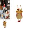 Funny Cute Big Mouth Woven Crossbody Bag With Top Open Design And Cellphone Pocket For Daily Use