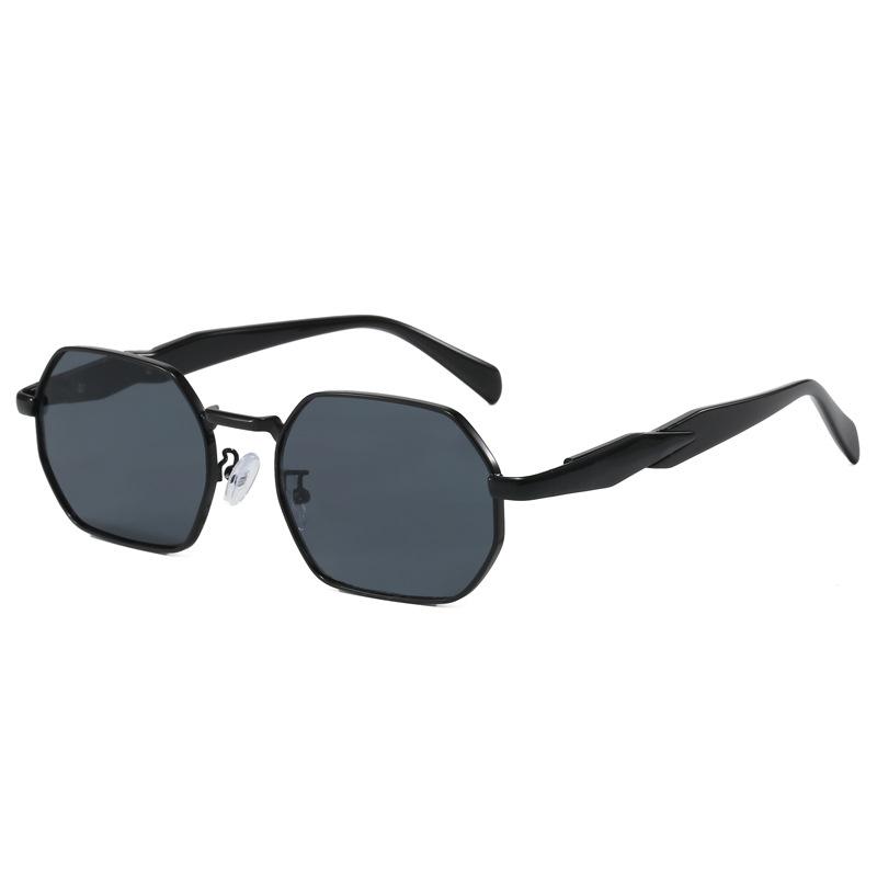 Polygon Shape Sun Glasses For Women Stylish Trendy Anti-reflective Sun Glass for For Men European American Sun Glasses for Woman