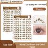 Mengjie Shangpin Nine-Tailed Rabbit Brown False Eyelashes - Large Capacity, Photogenic, Curled