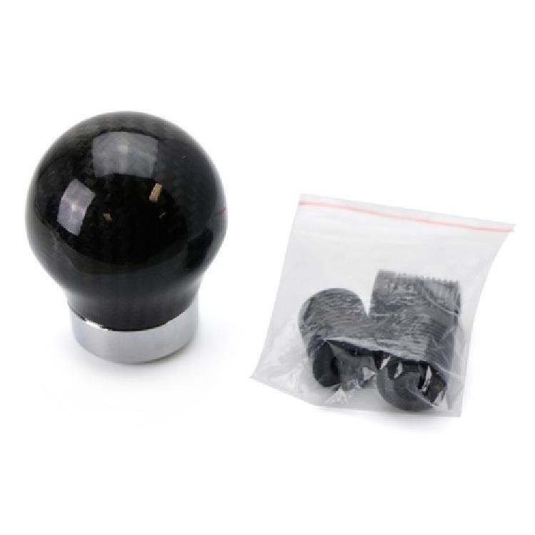 Real Carbon Fiber Shift Knob Fit For Honda Acura Mazda Mitsubishi Nissan, Etc