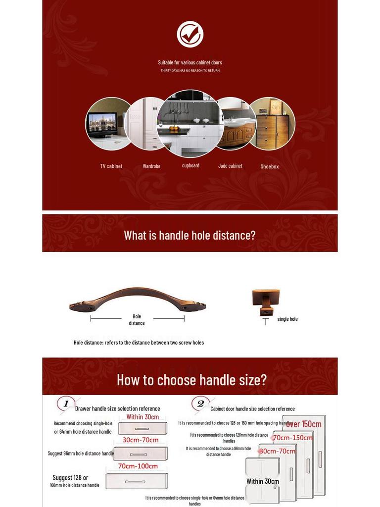 Antique Bronze Rose Ceramic Greenish White Pumpkin Handle for Kitchen Cabinet Wardrobe