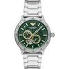 Mario Green Silver Metal Men's Mechanical Automatic Watch AR60053