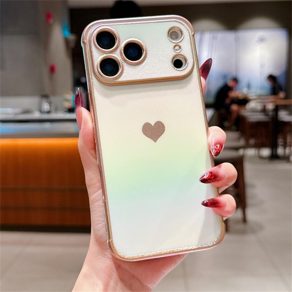 For iPhone 17 Pro Max Magnetic Case TPU Dazzling Color Electroplated Phone Back Cover
