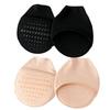 Metatarsal Sleeve Pads Ball of Foot Cushions with Soft Sponge and Silicone Dots Forefoot Cushioning Socks Non Skid Half Socks