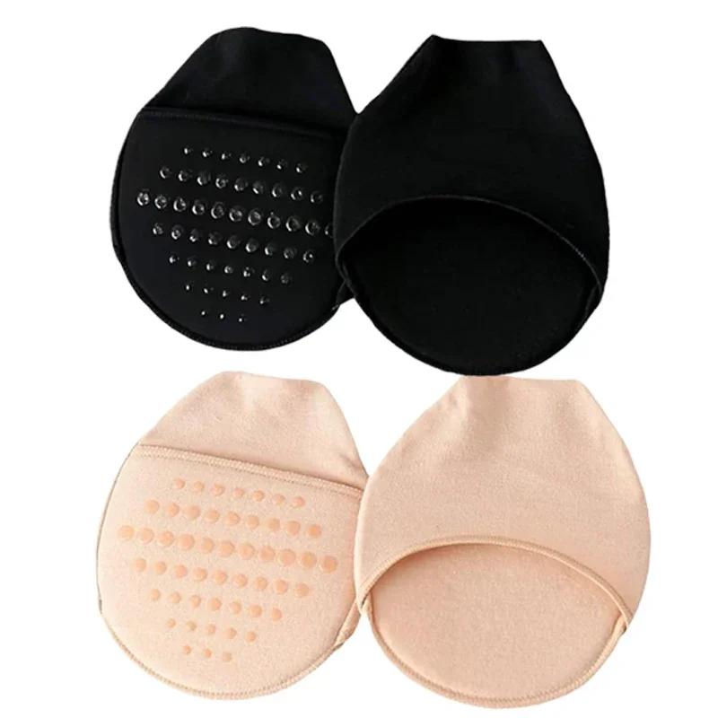 Metatarsal Sleeve Pads Ball of Foot Cushions with Soft Sponge and Silicone Dots Forefoot Cushioning Socks Non Skid Half Socks