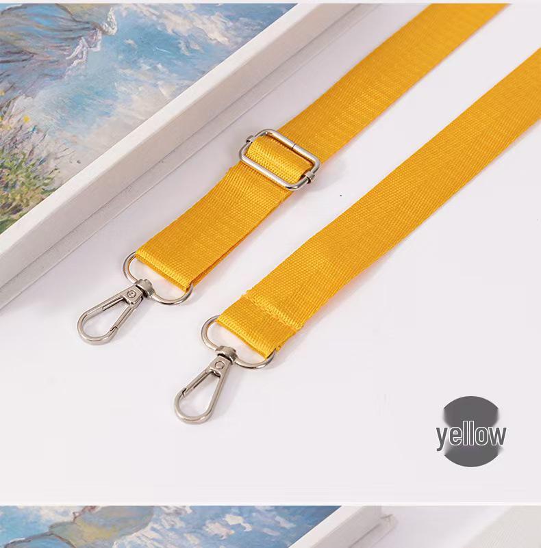 Neuer verstellbarer Crossbody-Schultergurt aus Nylon - Einfarbig, verbreitertes und verdicktes Design