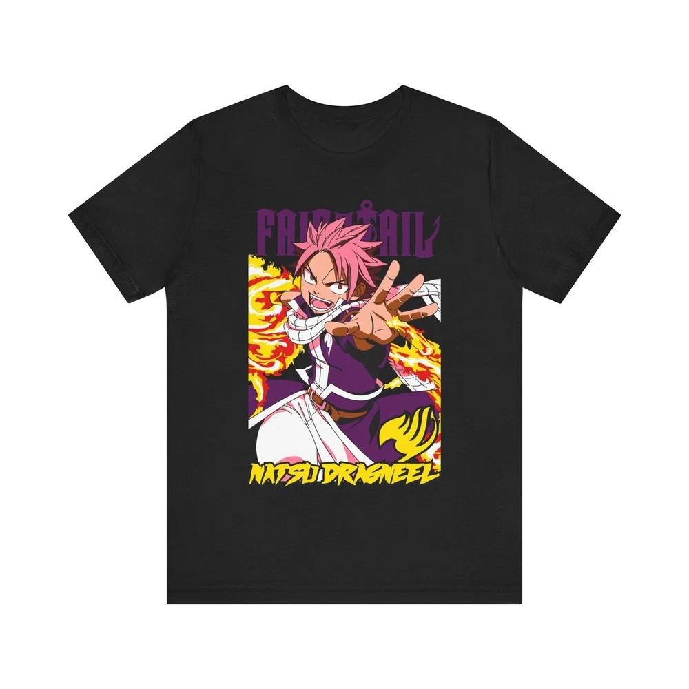 Anime Fairytail Natsu TShirt Size S4xl Gift For Friends