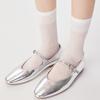 Mid-calf Socks for Women In Summer, Solid Color, Versatile, Breathable, Mesh, Pile Socks, Boneless, Sewn, Bow, Women's Net Socks