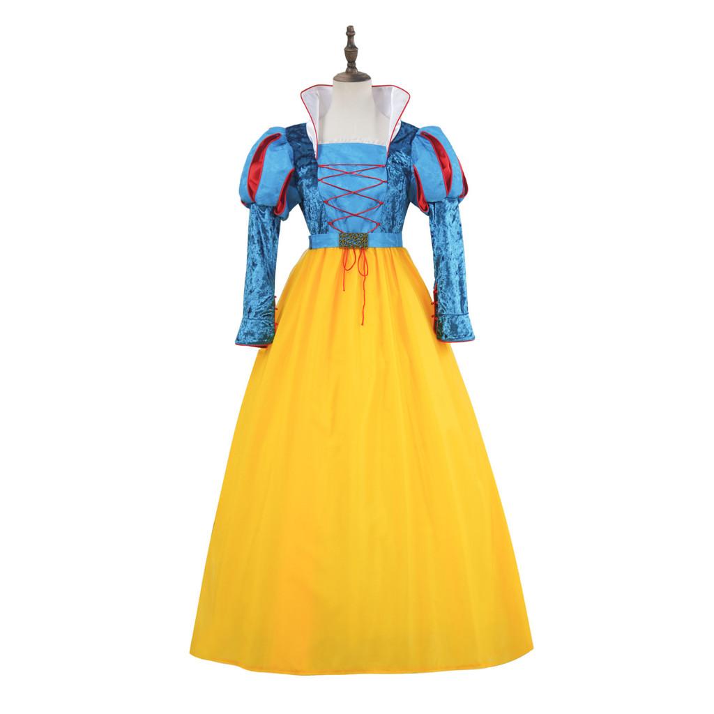 Costume de Blanche-Neige Réel de Film Pour Filles Halloween Cosplay Jeu de Rôle Fantaisie