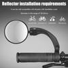 Bike Mirror 360 Degree Adjustable Rotatable Handlebar Mirror Wide Angle Bike Mirror Cycling Rear