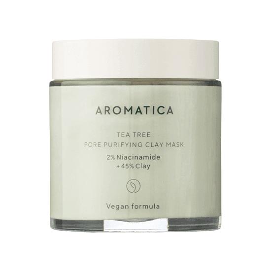 

[AROMATICA] Tea Tree Pore Purifying Clay Mask 2% Niacinamide + 45% Clay 120g