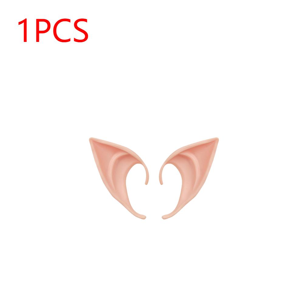 1-10 Pcs Latex Elf Ear Vampire Cospaly Anime Fairy Costumes DIY Halloween Elf Ears Long/Short Costume Accessories Cosplay Decor
