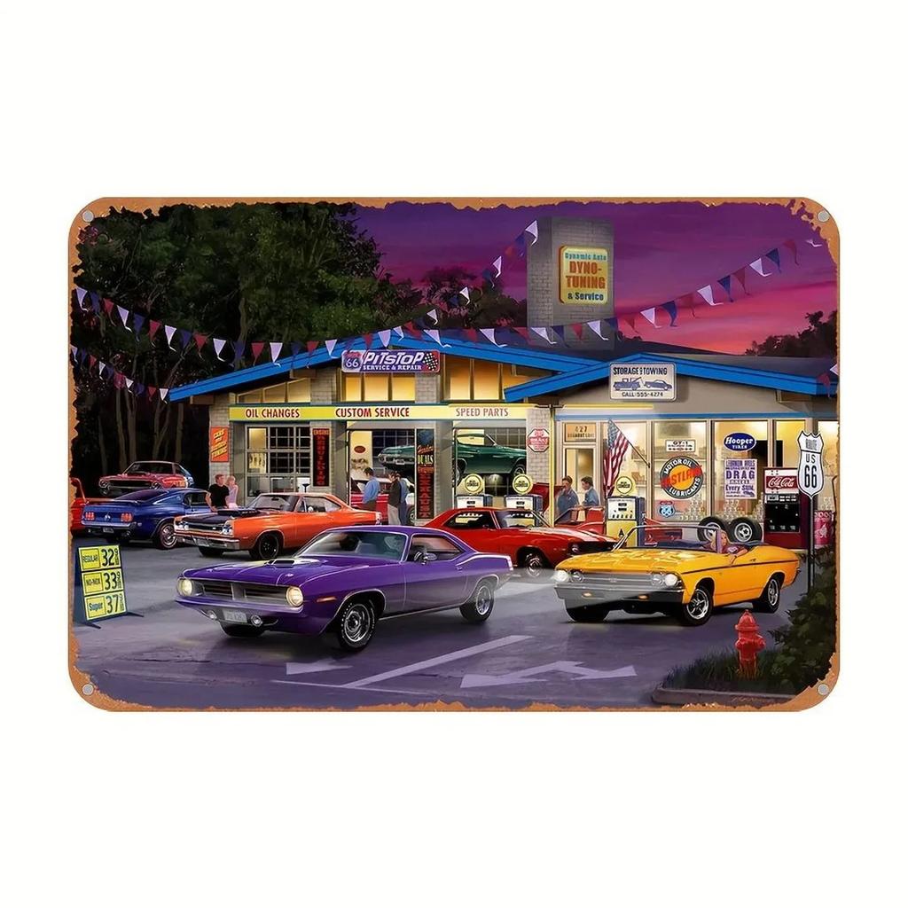 Petrol Agency Snap on Tools Garage Sign Vintage Metal Plate Decor Car Repair Shop Wall Tin Sign Decor Man Cave Poster Plaques