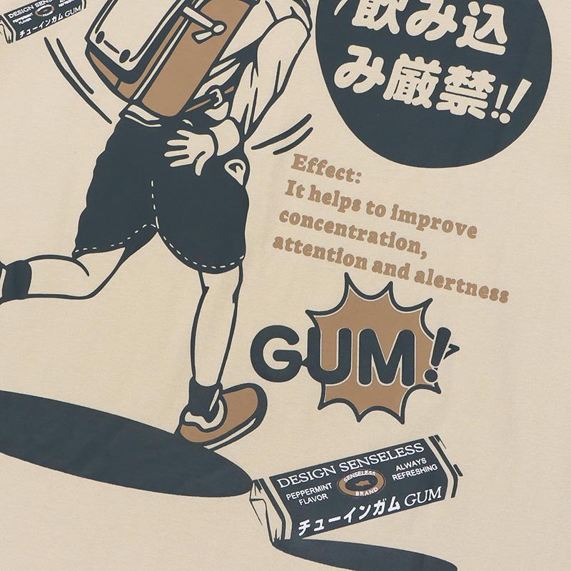 Camiseta estampada com desenho japonês Kanji