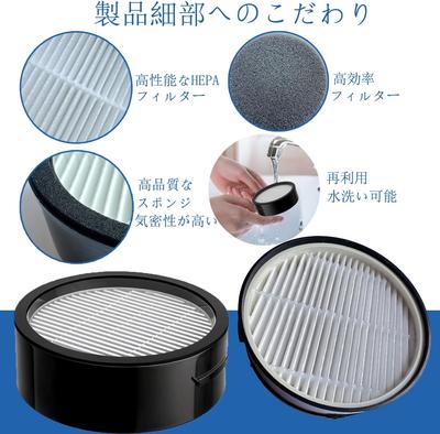CFTS72 Iris Ohyama Vacuum Cleaner Filter Set for and Includes Exhaust Sponge Cyclone Dust and 3 Additional Cartridges SCD-120P, SCD-181P, SCD-121P,