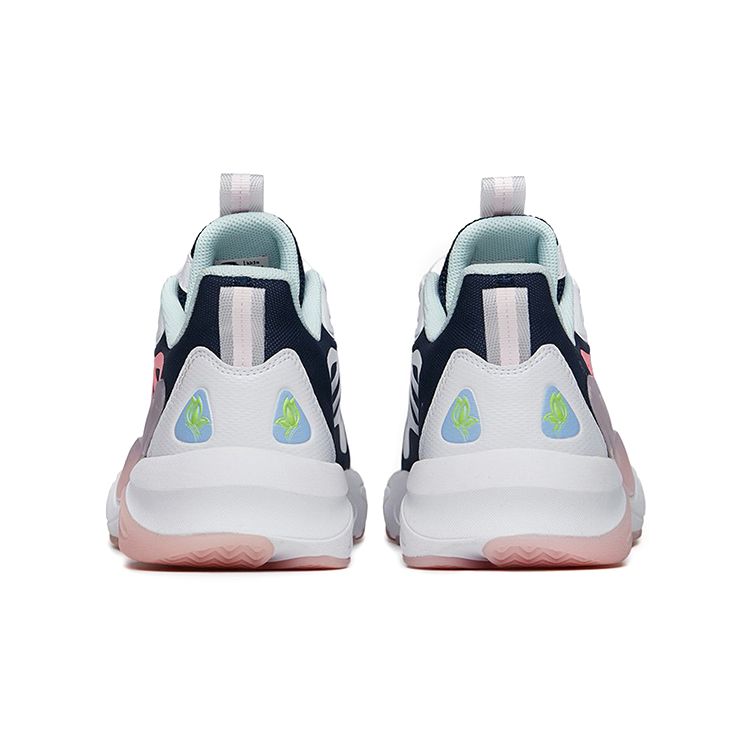 Anta Kids Butterfly Wing Comfortable Sports Non-Slip Shock Absorbing Wear-Resistant Casual Shoes Kids Casual Shoes Blue White 322228803-2