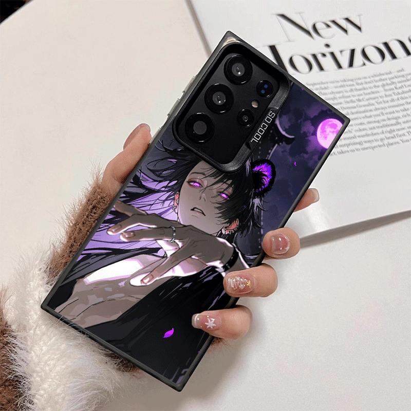 Devil Bad Boy Anime Style Soft Phone Case for Samsung Galaxy S24 S25 FE S26 Edge S23 Ultra S22 Plus S21 + Shockproof Cover Back