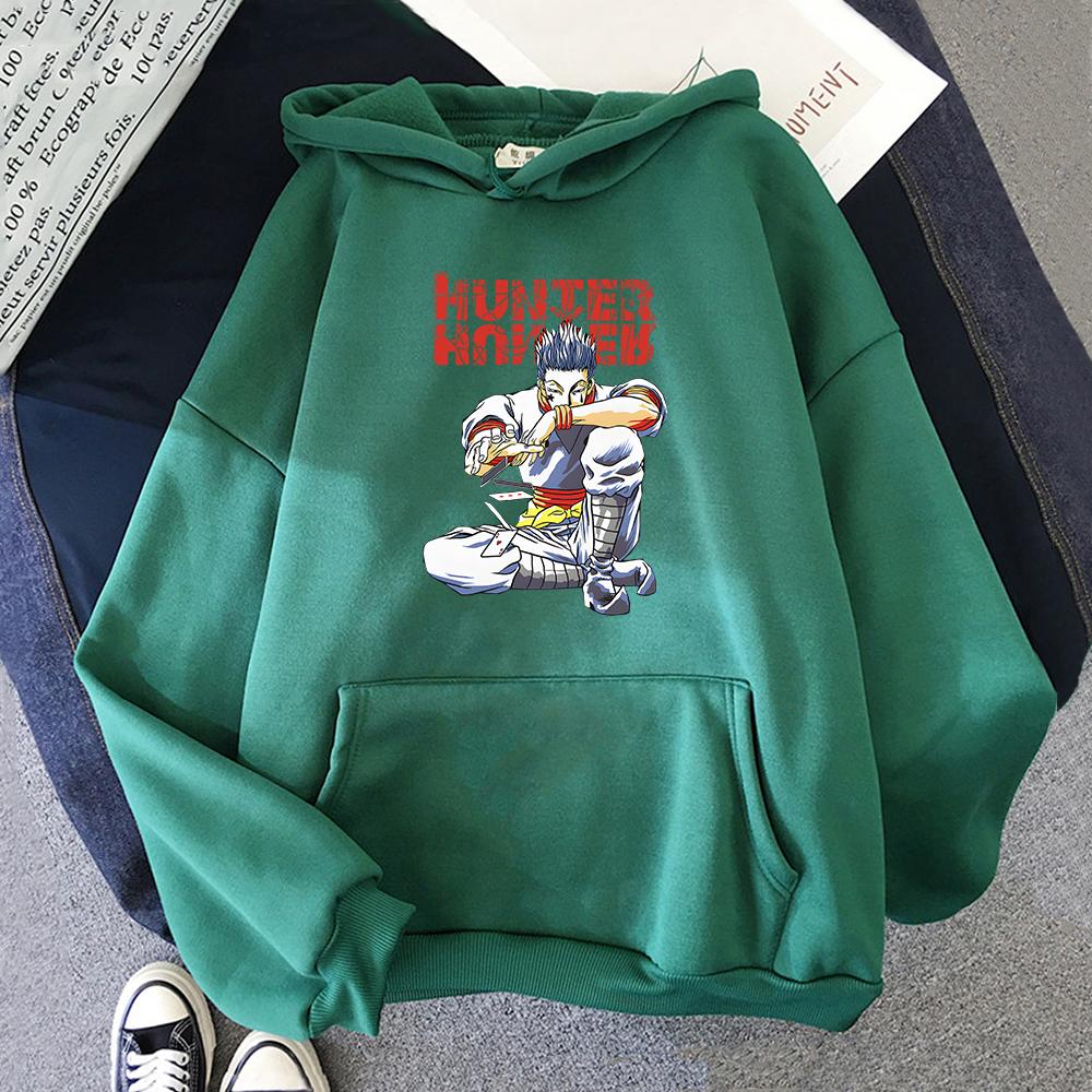 Cute Unisexs Hunterxhunter Hoodies Hunter X Hunter Unisex Women Pullovers Hoodies Sweatshirts Killua Zoldyck Hisoka 90s Anime Hoody
