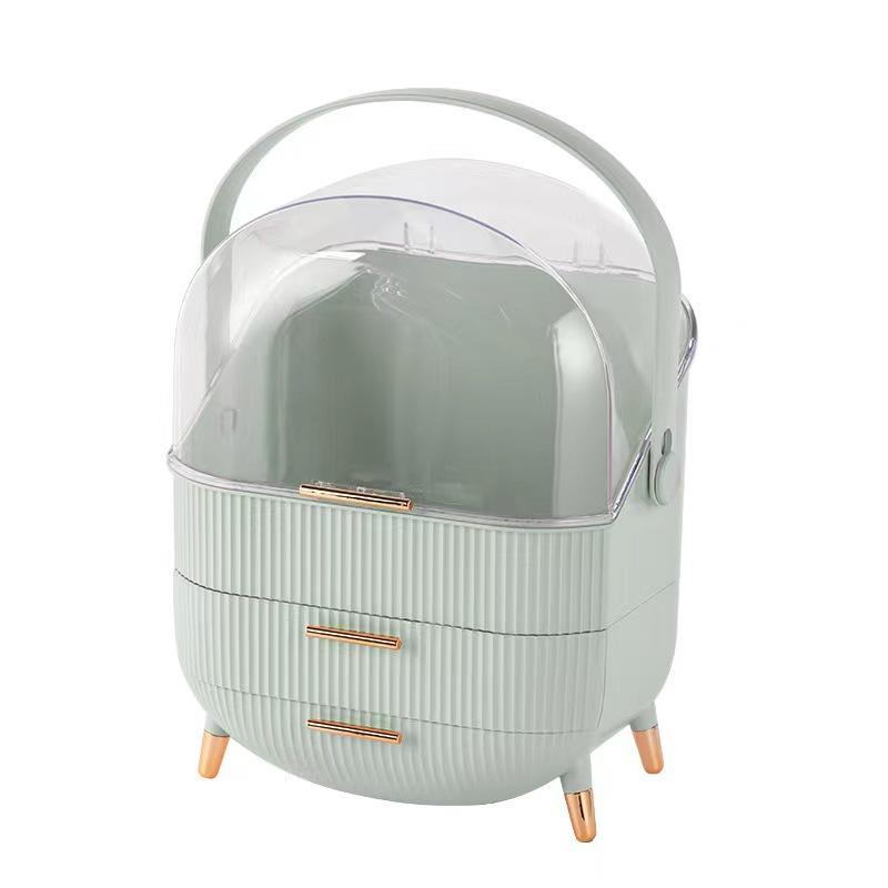 Cosmetic Storage Box Bathroom Big Capacity Waterproof Dustproof Jewelry Makeup Organizer Home Skin Care Make Up Storage Drawer