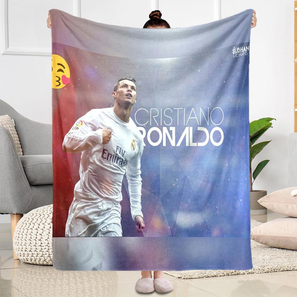 Cristiano Ronaldo Blanket Soft Cozy Great For Bedding Chair Office For All Occasions Warmthful Decor Suitable For Gifting Relatives And Friends