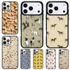 Horses Pattern Collage Phone Case for iPhone 17 Air 16 15 11 12 14 13 Pro Max Shockproof Cover