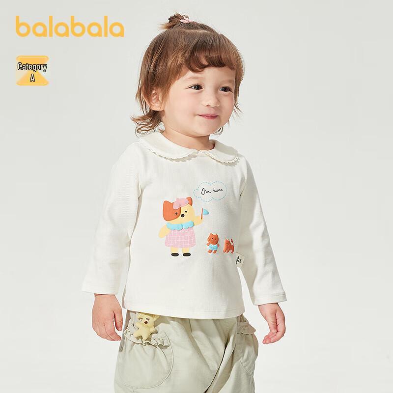 Balabala Baby Girls Cute Long-Sleeve T-Shirt 73