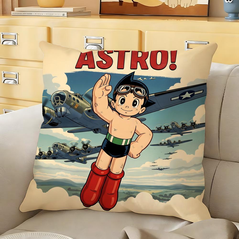

Anime AAstro BBoy Cushion Cover Soft Durable Reversible Pillow Cover Home Car MultiScene Daily Comfort Pillowcase 30X30cm