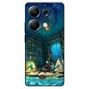 For Redmi Note 13 Pro 4G Case Global Silicon Fashion Space Wolf TPU Painted Coque Funda for Xiaomi Redmi Note 13Pro 4G Cover