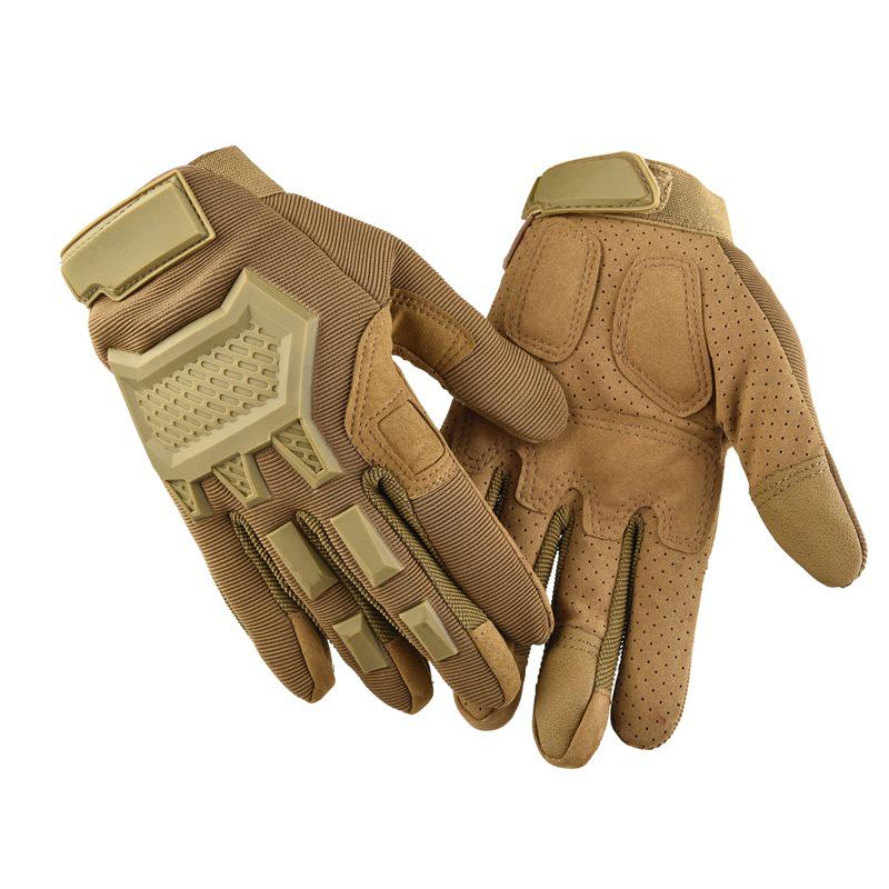 Men’s Full-Finger Tactical Gloves | Wear-Resistant, Non-Slip for Outdoor Sports, Cycling, Climbing, and Field Combat