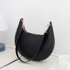 French Style Underarm Crescent Bag, Minimalist Unique Women Shoulder Bag Niche Commute Handbag