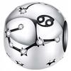 Charms 925 Zodiac Sign Cancer Constellation Pendant Pr 925 Bead