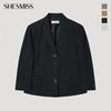 [shs Miss] Short Sleeve Linen Slim Fit Jacket Swwjkp22160