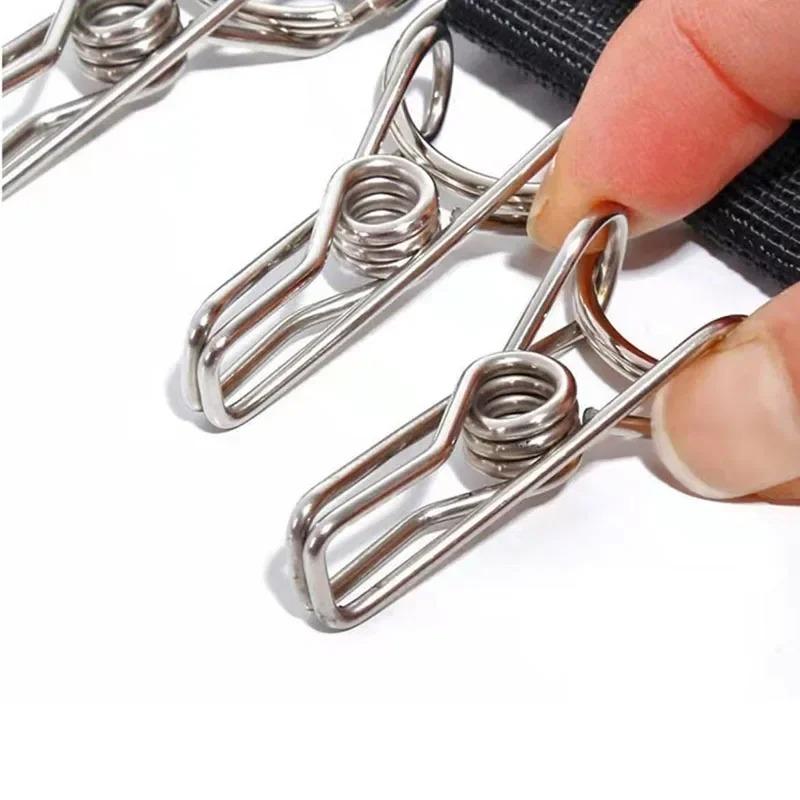 10 Clips, faltbarer Baseball-Rack, Hut-Handtuch-Aufhänger, Clip, rostfrei, Schrank, Baseball-Organizer, Hängeregal, Edelstahl-Clips