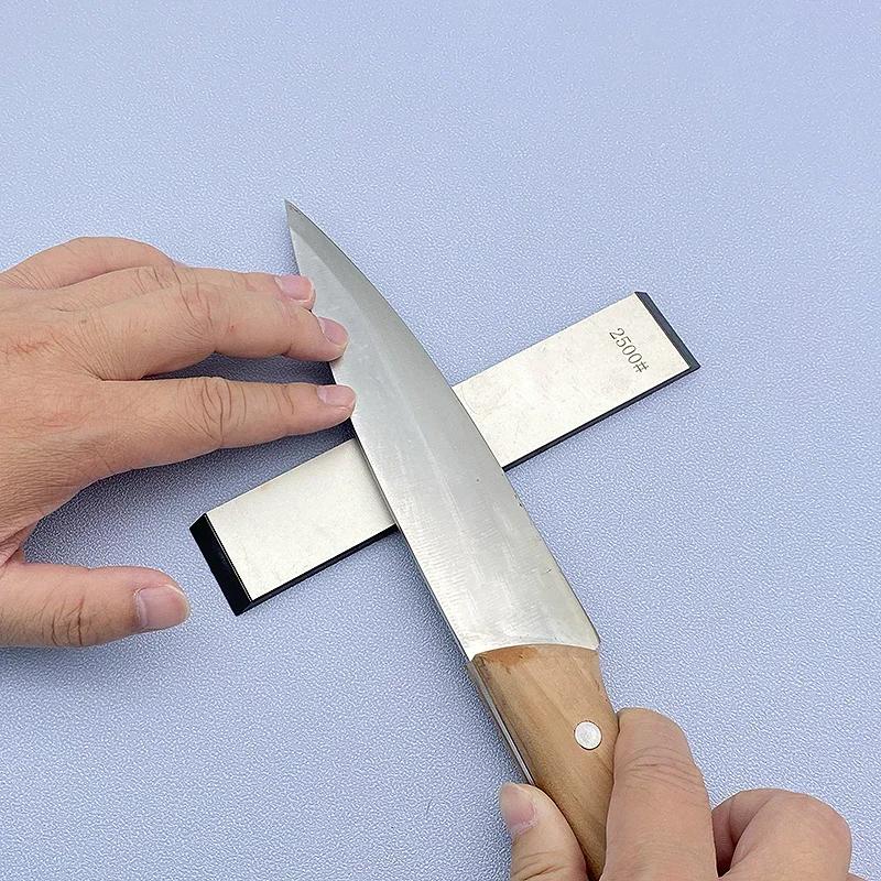 80-3000# Diamond Stone Professional Knife Sharpener Kitchen Tool Sharpening System Household Whetstone Large Size With Base Apex