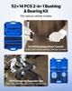 Bearing Press Kit, 52+14 Pcs, 2 In 1 Bushing Driver Tool & Bearing Press Kit, Race and Seal Driver Set with 49 Bushings, Separators and Jaws, Heavy
