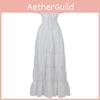 Elegant European Fantasy Medieval Renaissance Lady Long Dress Stage Outfit Halloween Costume