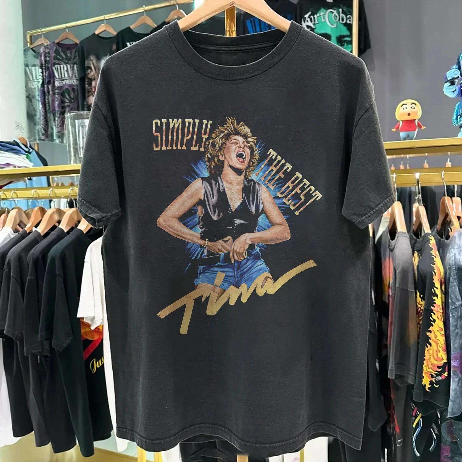 Tina Turner - Simply The Best Aged T-Shirt Black M 4XL