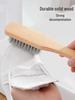Multi-Purpose Hard Bristle Shoe Brush with Solid Wood Handle