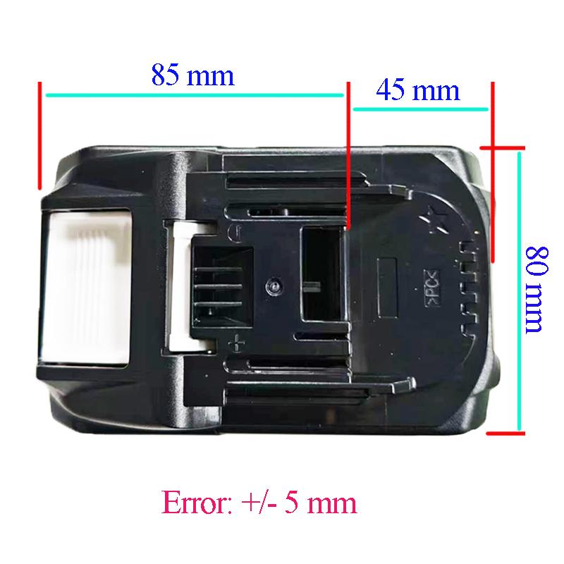BL1880 10X21700 For MAKITA 18V Li-ion Battery Case BMS PCBA Balance Charging Circuit Board Shell Box Lithium BL1830 Housings
