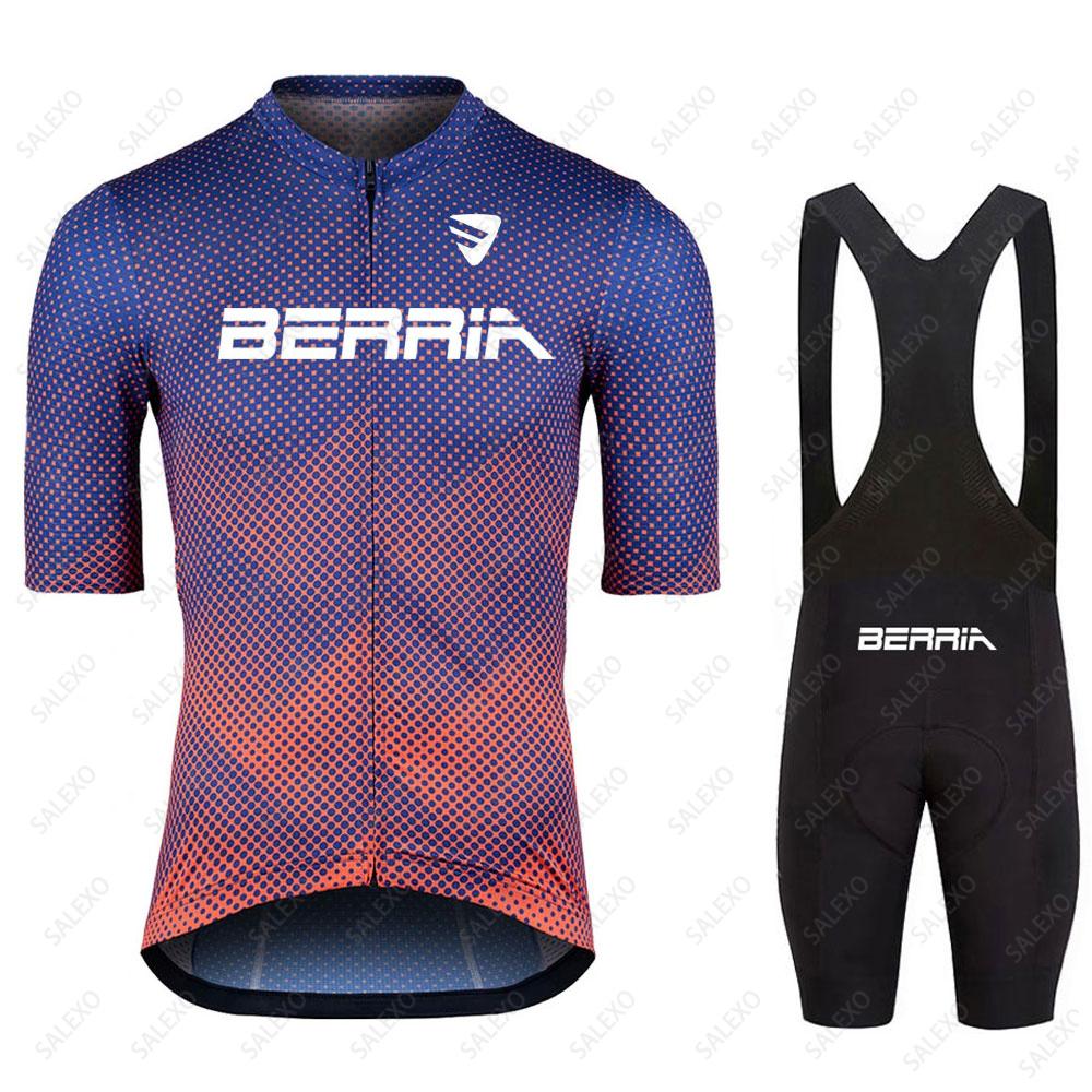 2026 Summer Breathable Cycling Suit Set  Men Summer Cycling Jersey Sets MTB Maillot Cyclisme Homme Road Bike Shirts Suit Bicycle Bib Shorts