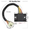 1PZ JPX-ZA8 5 Pin 14V-15V For Suzuki Heat Protection GSX400 Impulse Regulator Address 125