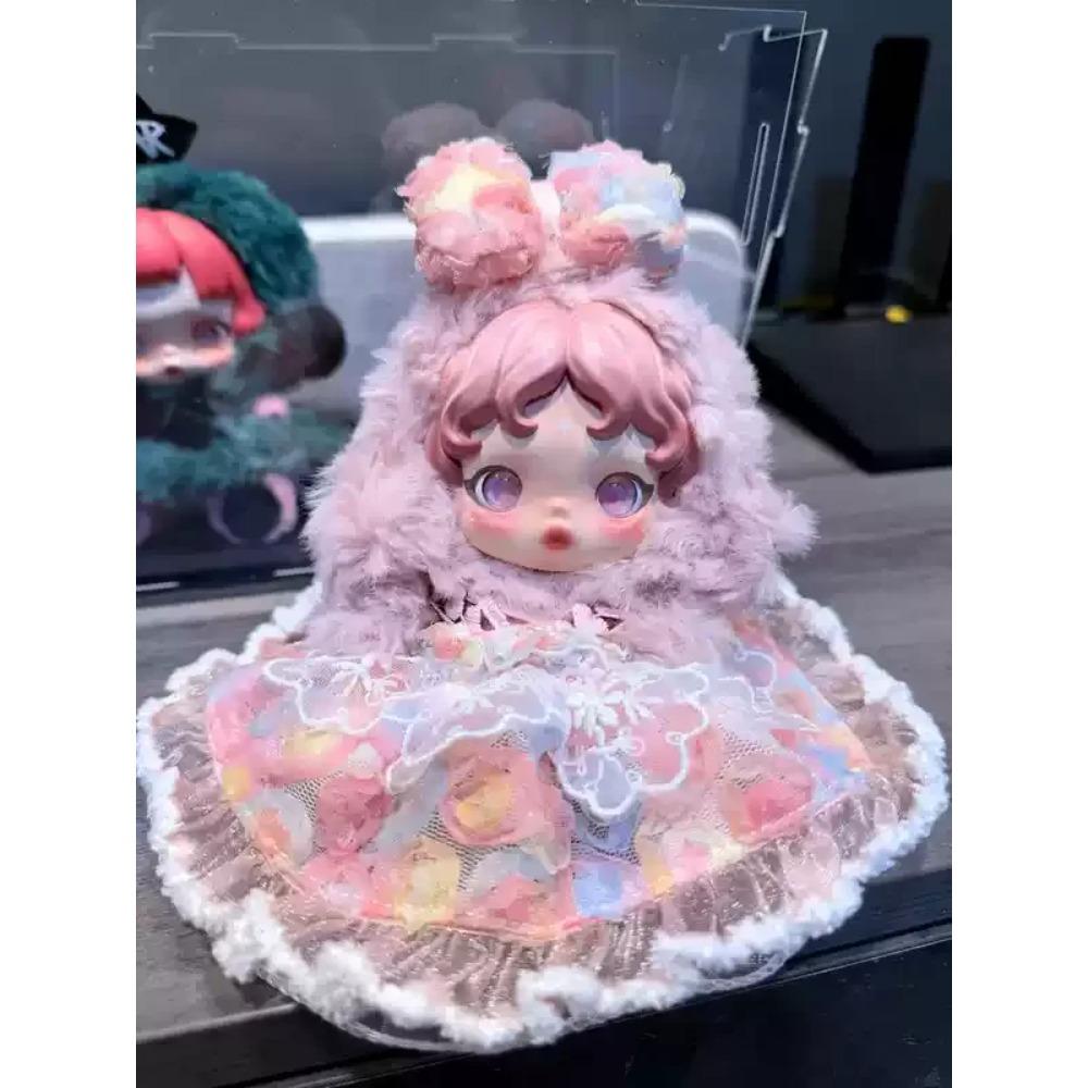 Only Clothes Skullpanda V2/V1 10cm Vinyl Doll Clothes Dress Princess Style Skirt Set Handmade Costume Doll Bag Accessories Toy