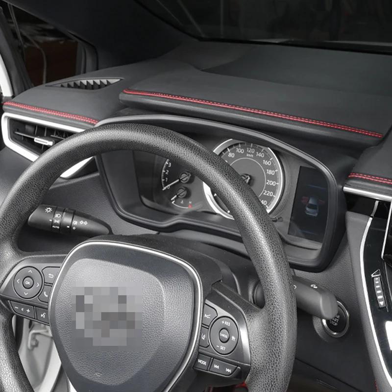 

Car Self-adhesive Moulding Trim Line PU Leather Car Dashboard Protection Sticker DIY Braid Strip Car Accessories Interior 0.5/2M 50cm красный