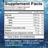 High Potency Omega 3 Fish Oil Softgels 4500mg EPA DHA Capsules 120 Count