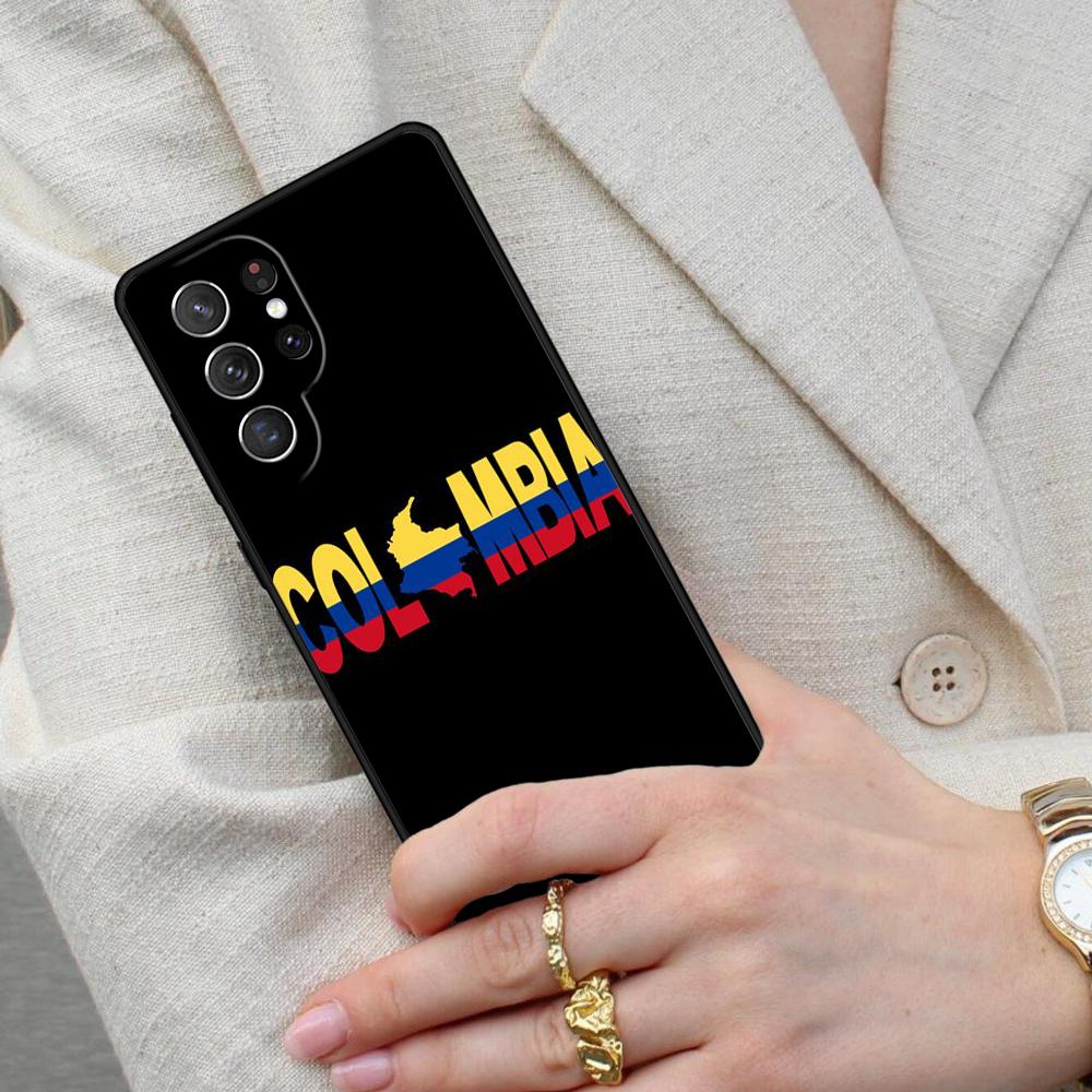 Colombia Flag SOFT Cell Phone Case for Samsung Galaxy S26 Ultra S25 S24 S23 S22 S21 S20 Note10 Cover